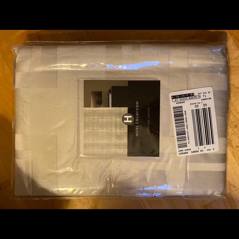COPY - NWT Hotel Collection shower curtain